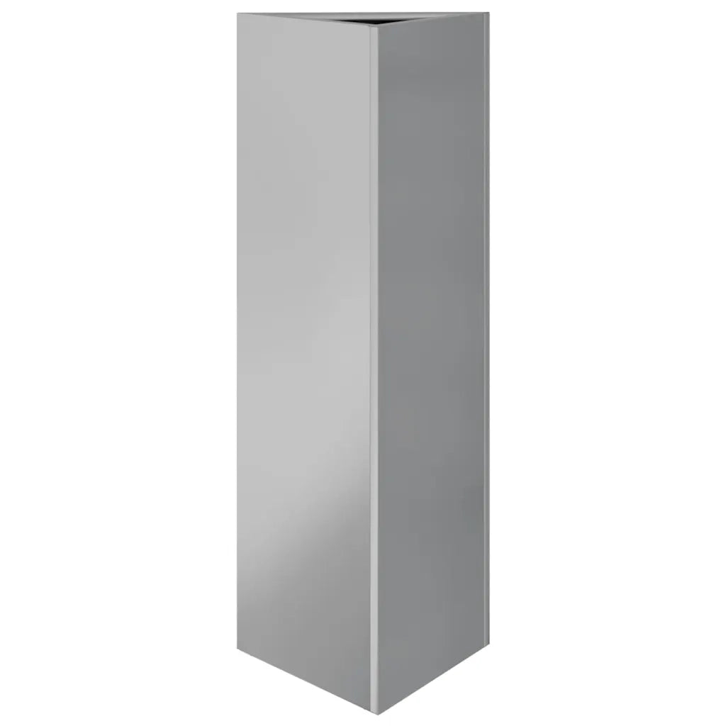 vidaXL Fioriere 2 pz Triangolari 30x26x75 cm in Acciaio Zincato