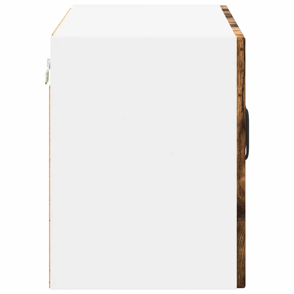 Mobile in vetro da parete LUCCA Legno antico 60 x 31 x 40 cm 884981