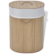 Cesto Portabiancheria in BambÃ¹ Ovale Colore Naturale cod mxl 40140