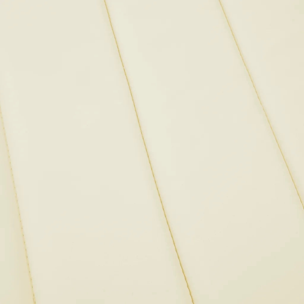 Cuscino per Lettino Crema 180x60x4 cm in Tessuto Oxford