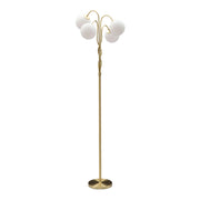 Famani, Lampada da Terra Necessarie 4 Lampadine, Bianco
