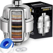 Filtro per doccia a 15 stadi - Filtro per acqua per docciaschiuma - Filtro per doccia con filtro