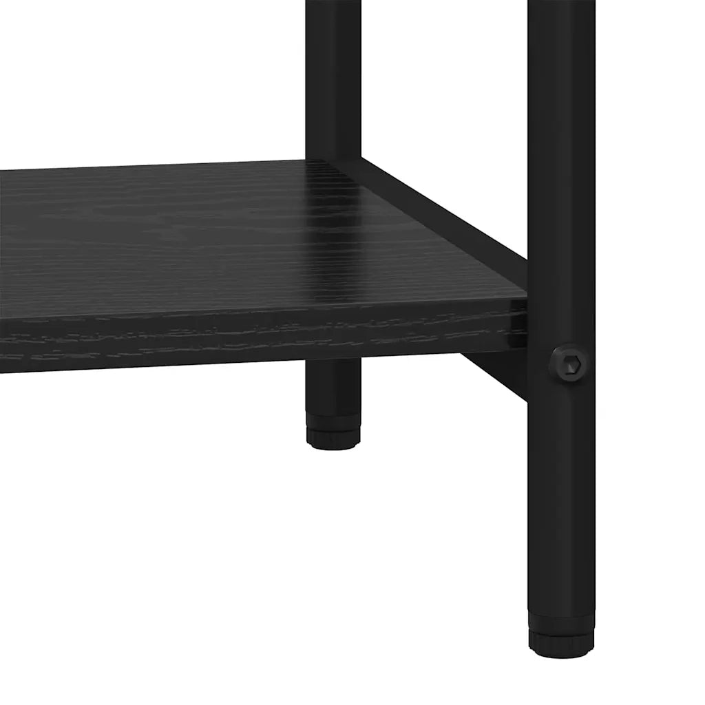 Libreria-Scaffale per Libri-Mobile di Stoccaggio Rovere Nero 60 x 30 x 146 cm Legno multistrato 314819