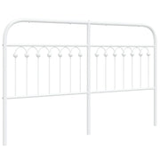 Testiera | Testata di Ricambio in Metallo Bianco 150 cm