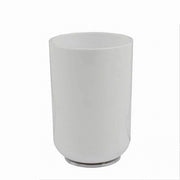 Trade Shop - Bicchiere Porta Spazzolini Dentifricio Bianco Accessori Arredo Per Bagno 69463 -