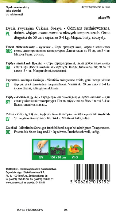 Zucca - Zucchine Soraya TOR 2g