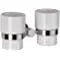Remer portabicchiere doppio in c eramica - serie minimal inox b00