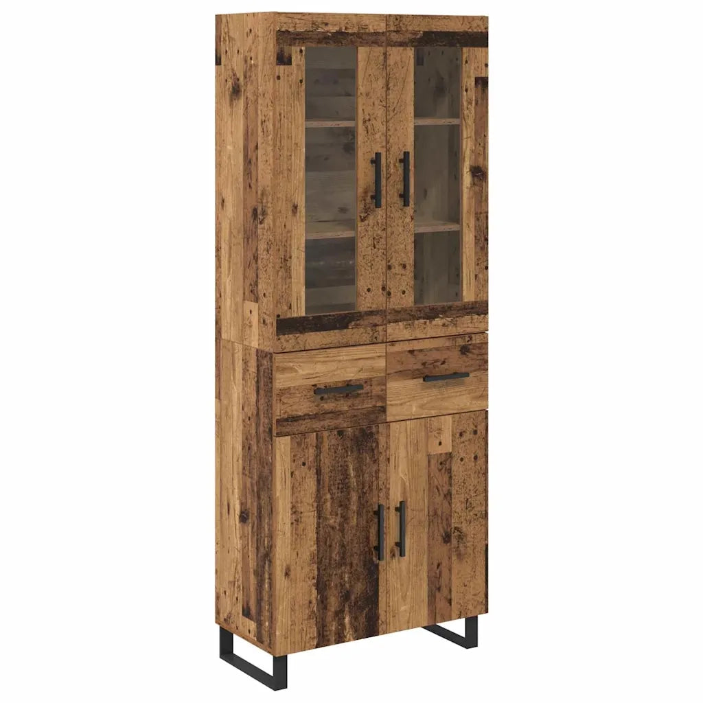 Credenza con cassetto 2 pcs Legno vecchio Legno multistrato 3415635