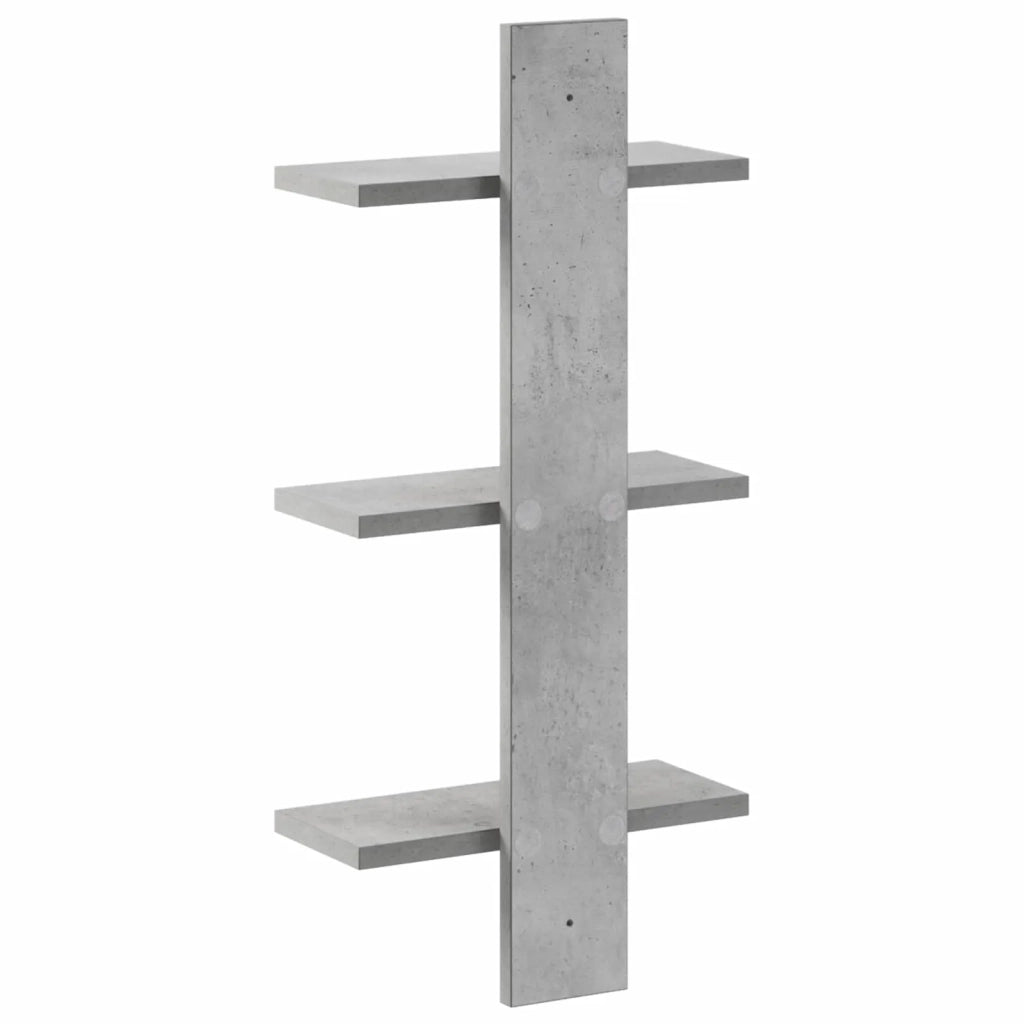 Scaffale da parete Grigio Cemento 30 x 13.5 x 64.5 cm 8020316