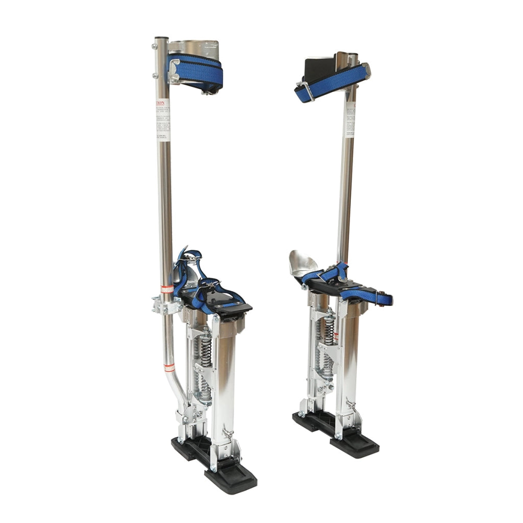 Stampelle professionali da pittore in alluminio, regolabili da 38 a 58 cm.
