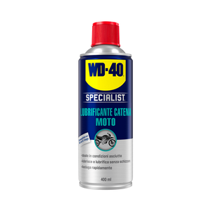SPRAY WD-40 LUBRIFICANTE CATENA MOTO IN CONDIZIONI ASCIUTTE  ml. 400 12.00 pz