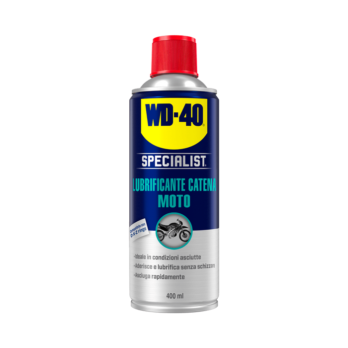 SPRAY WD-40 LUBRIFICANTE CATENA MOTO IN CONDIZIONI ASCIUTTE  ml. 400 12.00 pz