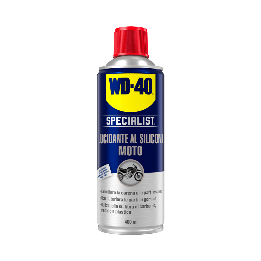 SPRAY WD-40 LUCIDANTE AL SILICONE MOTO  ml. 400 12.00 pz