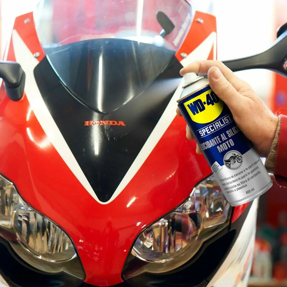 SPRAY WD-40 LUCIDANTE AL SILICONE MOTO  ml. 400 12.00 pz