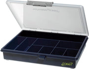 Assortimento 5-9: Organizzatori Sostenibili e Leggeri con 9 Comparti Fissi - Ideali per Piccoli Componenti 195 x 24 x 43 cm