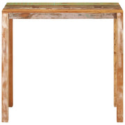 Tavolo da Bar 112x55x108 cm in Legno Massello di Recupero 350318