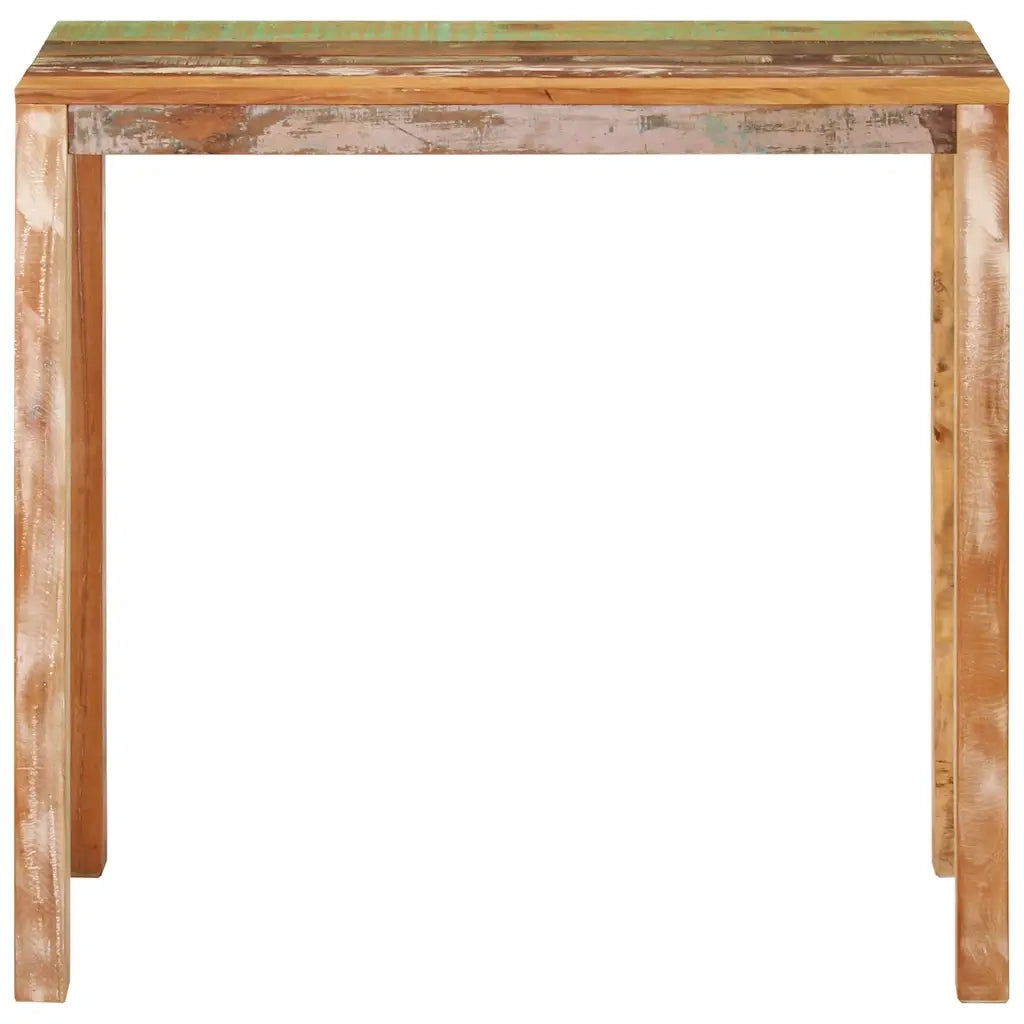 Tavolo da Bar 112x55x108 cm in Legno Massello di Recupero 350318