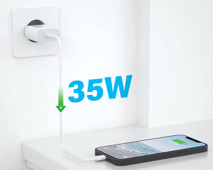 CARICABATTERIA DA MURO carica rapida - 35 W  - LOSTECH