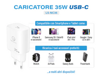 CARICABATTERIA DA MURO carica rapida - 35 W  - LOSTECH