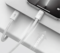 CAVETTO PER SMARTPHONE ingresso e uscita tipo C - 1,5 mt  - LOSTECH