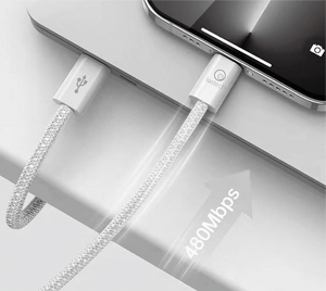 CAVETTO PER SMARTPHONE ingresso e uscita tipo C - 1,5 mt  - LOSTECH