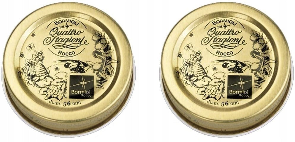 TAPPO PER VASO ERMETICO IN VETRO 'QUATTRO STAGIONI' Ø mm 56 - per vasi da ml 150 - cf da 3 pz  - BORMIOLI