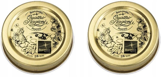 TAPPO PER VASO ERMETICO IN VETRO 'QUATTRO STAGIONI' Ø mm 56 - per vasi da ml 150 - cf da 3 pz  - BORMIOLI