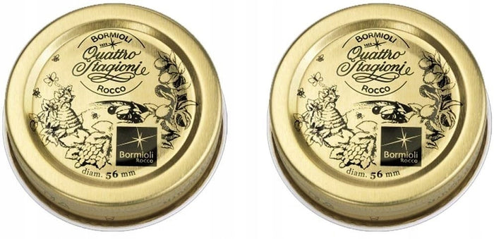 TAPPO PER VASO ERMETICO IN VETRO 'QUATTRO STAGIONI' Ø mm 56 - per vasi da ml 150 - cf da 3 pz  - BORMIOLI