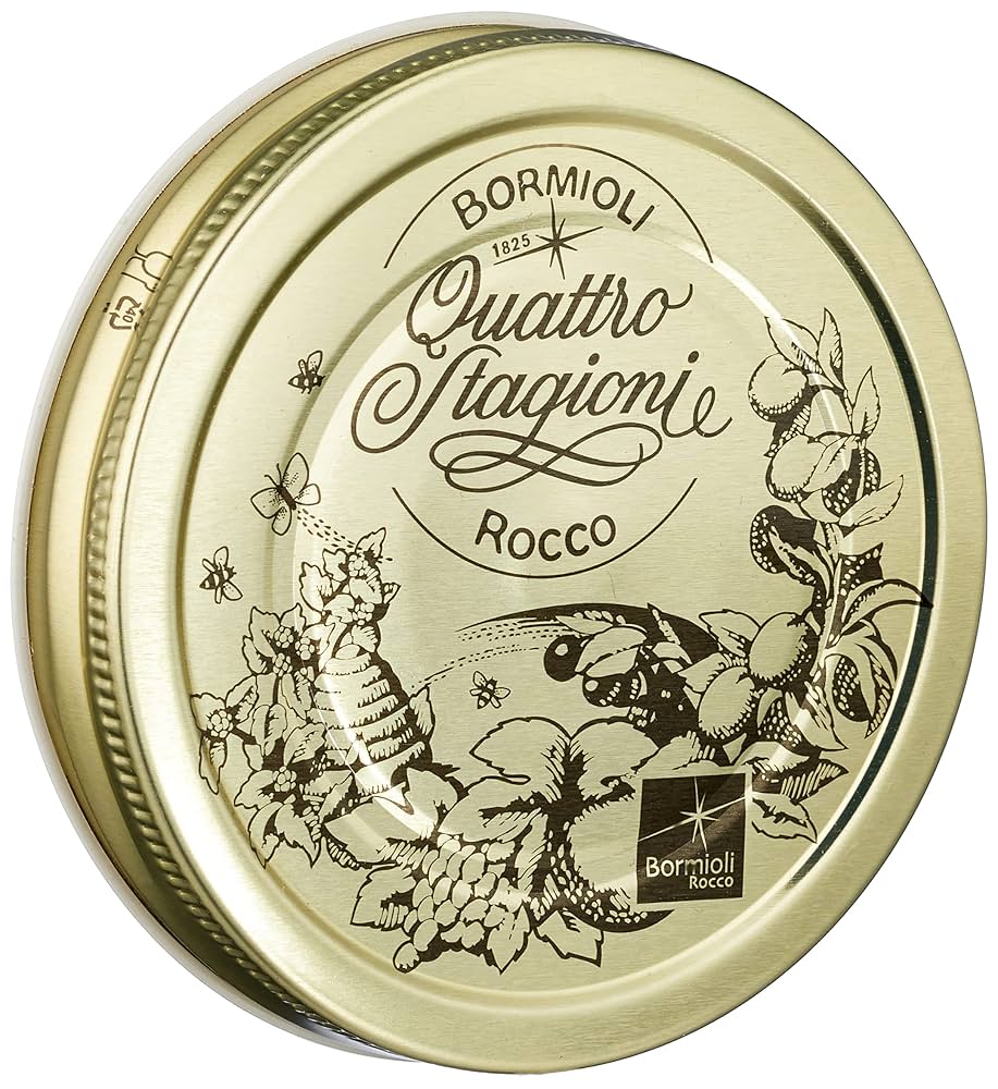 TAPPO PER VASO ERMETICO IN VETRO 'QUATTRO STAGIONI' Ø mm 56 - per vasi da ml 150 - cf da 3 pz  - BORMIOLI