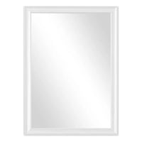 SPECCHIO CON CORNICE ABS BIANCA  cm 50 x 60     MADE IN ITALY