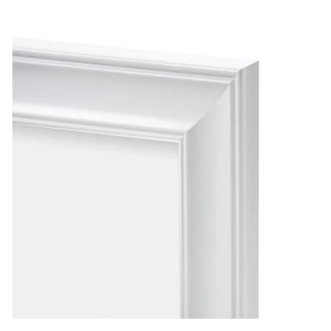 SPECCHIO CON CORNICE ABS BIANCA  cm 45 x 50     MADE IN ITALY