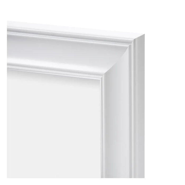 SPECCHIO CON CORNICE ABS BIANCA  cm 45 x 50     MADE IN ITALY
