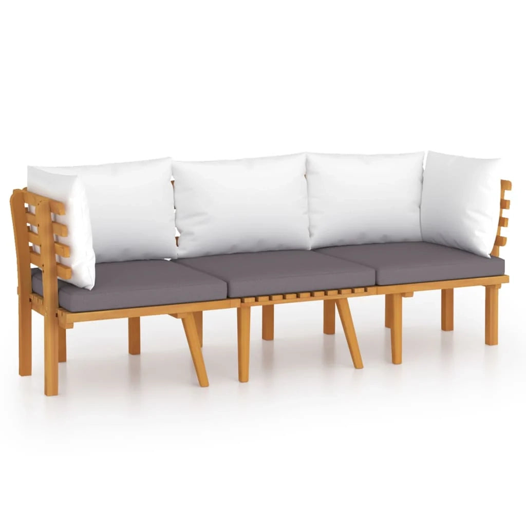 Set di mobili da giardino mobili da esterno 3 pezzi con cuscini legno massello di acacia 02_0015925