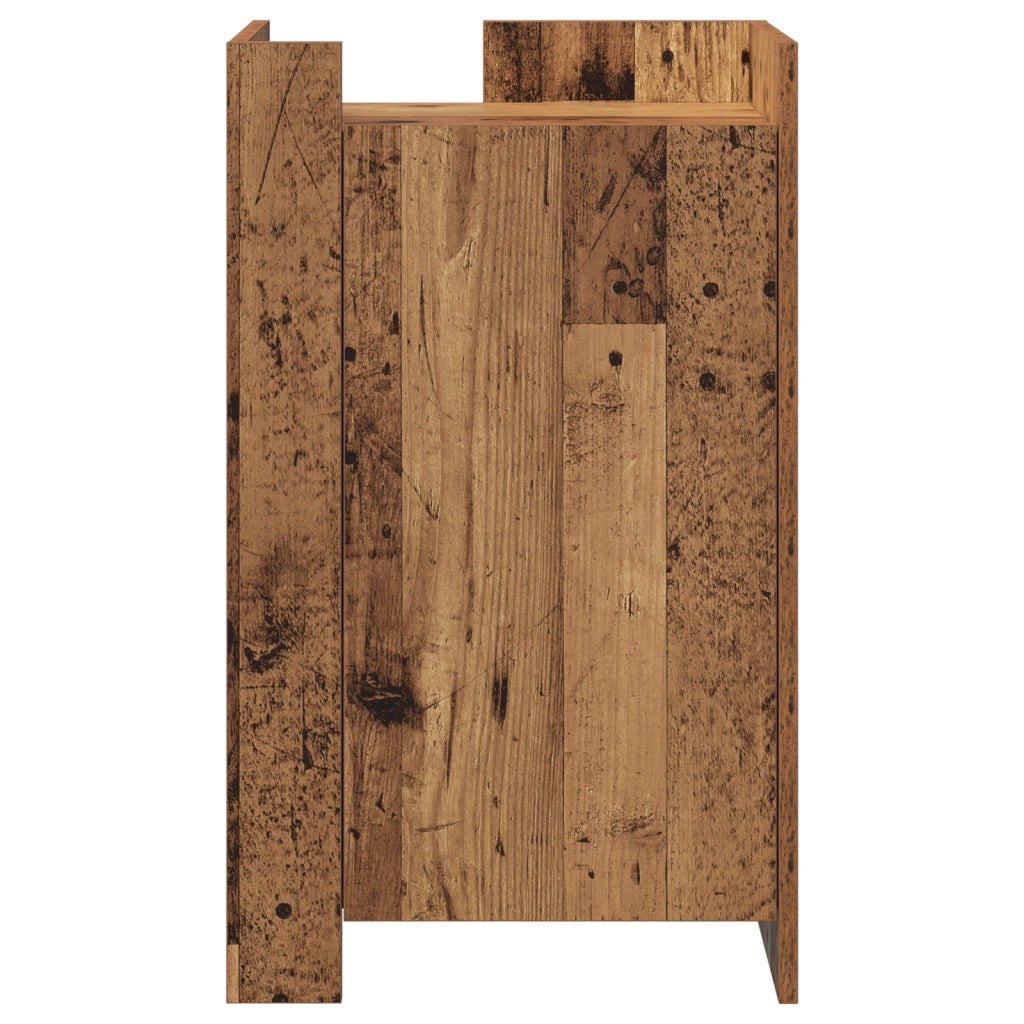 Banchetto in legno antico 45x35x75 cm Legno ingegnerizzato