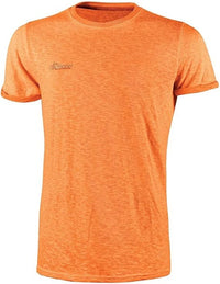 MAGLIA A GIROCOLLO 'FLUO' taglia  M - orange fluo  - UPOWER