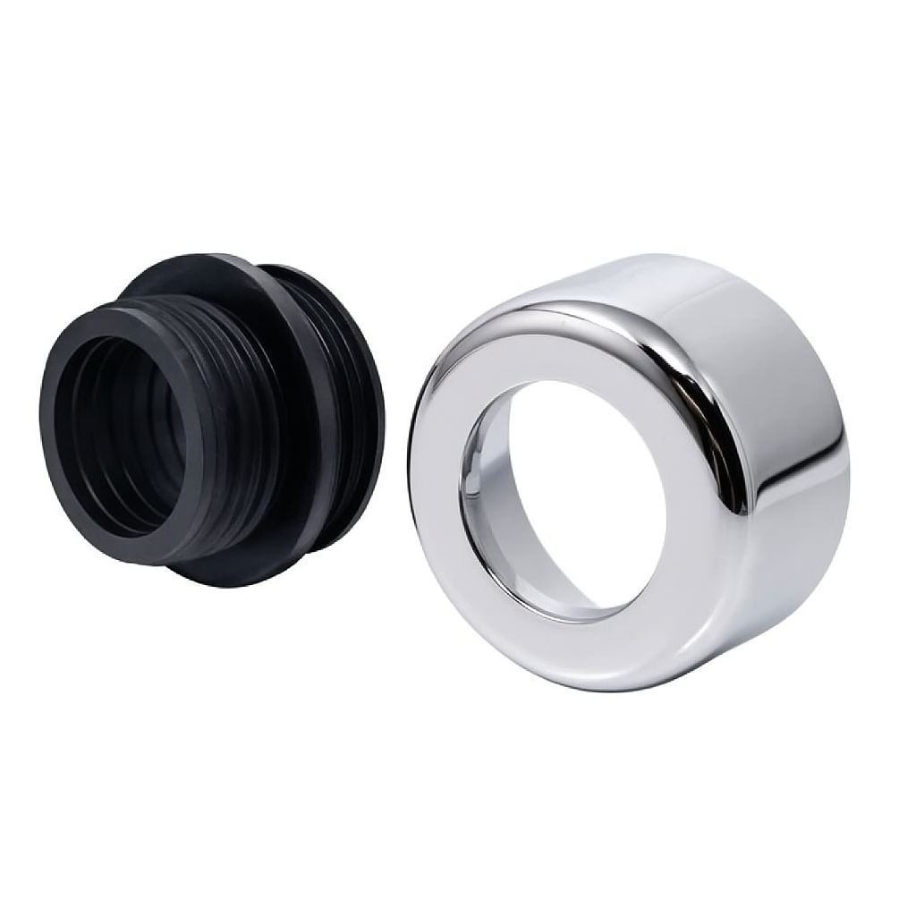 MORSETTO COMBINATO C/COPRIMORSETTO  Cromato Ø mm 48÷58 PUCCI