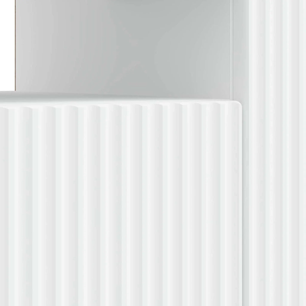 Mobile TV LED EDE 153 x 35 x 43 cm Bianco Legno ingegnerizzato 896025