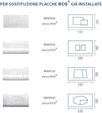 KIT ECO DOPPIO TASTO TELAIO + PLACCA CM.33 Sp.1,2 Cromata PUCCI 80179562