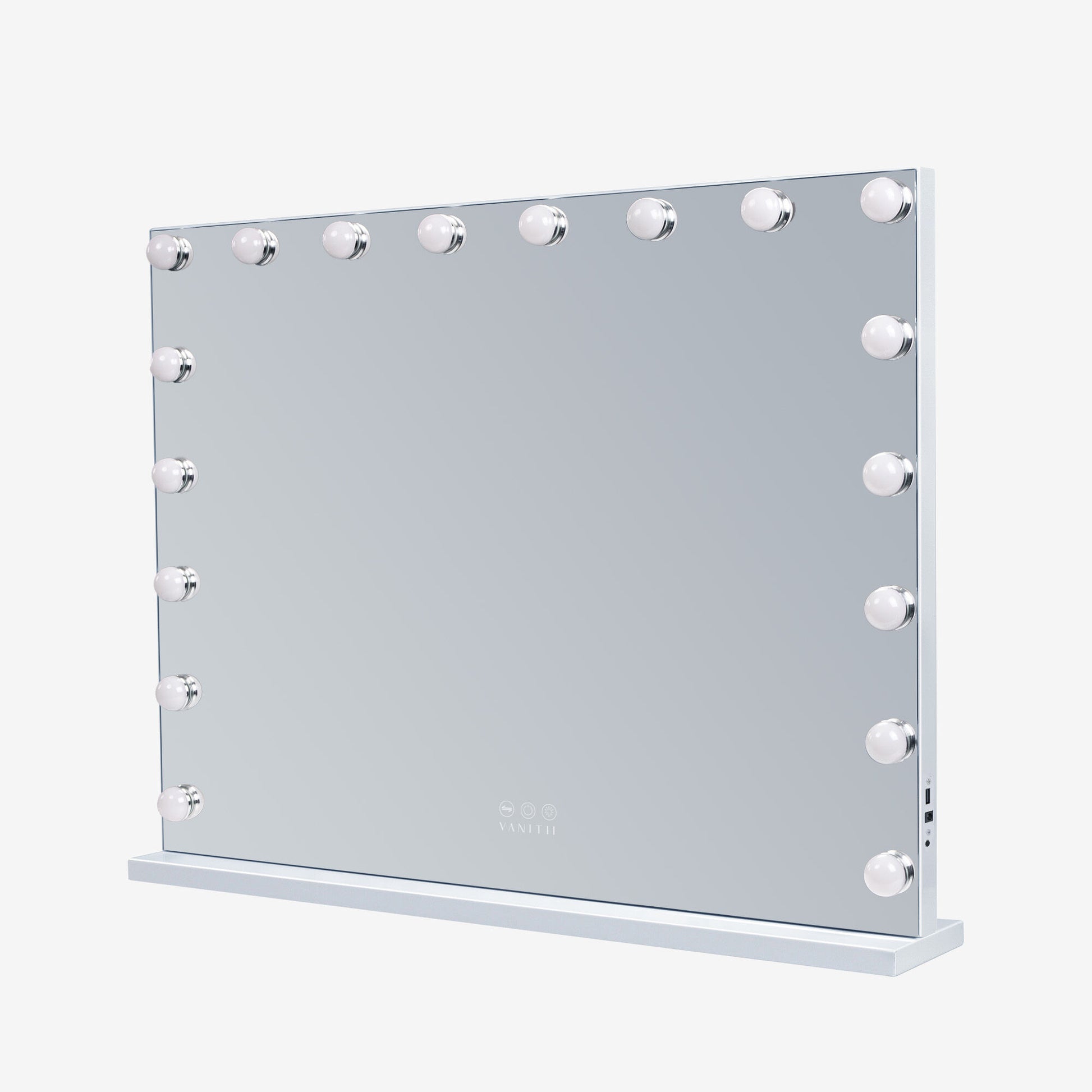 VANITII Specchio trucco con luci da parete 80x58cm