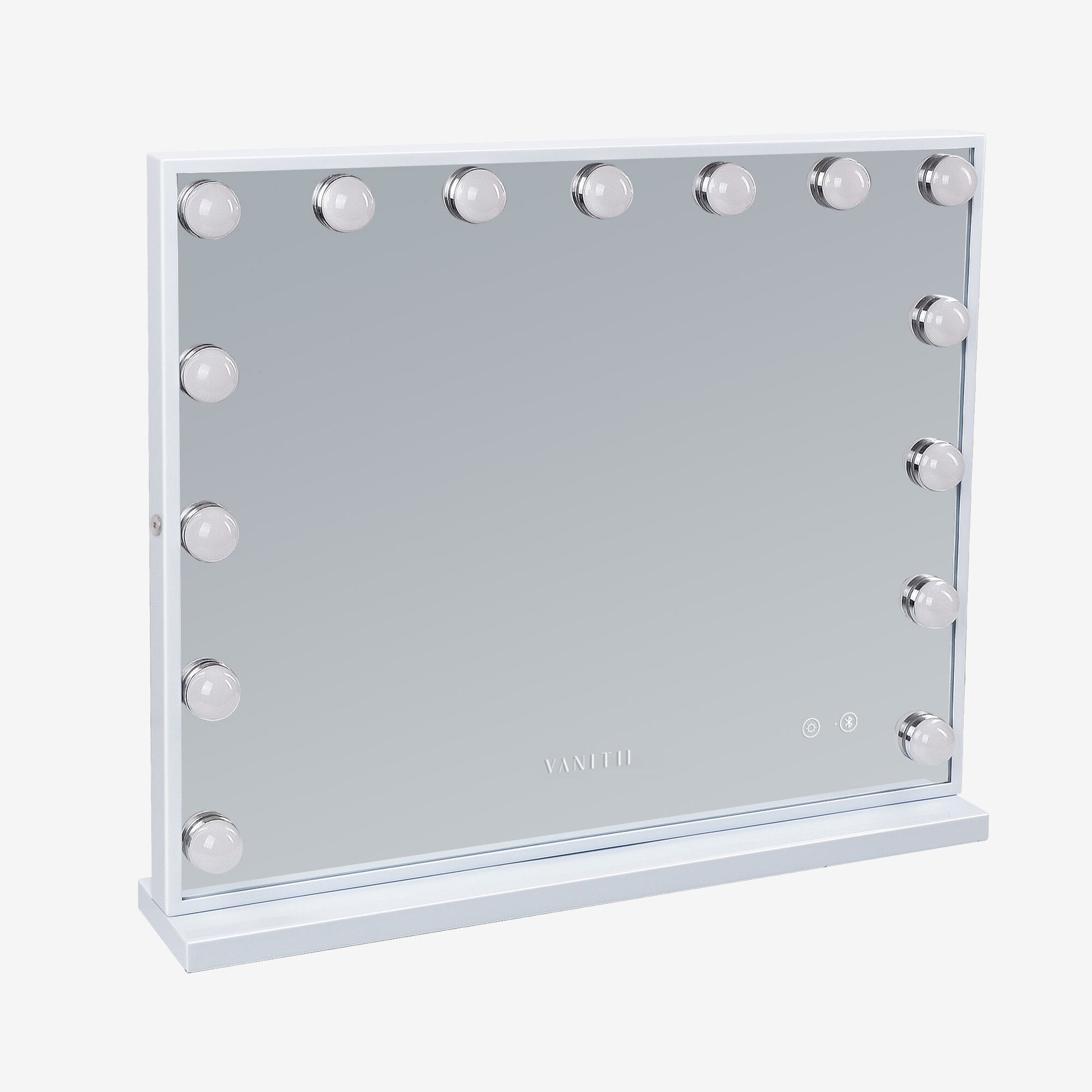 VANITII Specchio trucco con luci da parete 58x46cm - Altoparlante Bluetooth