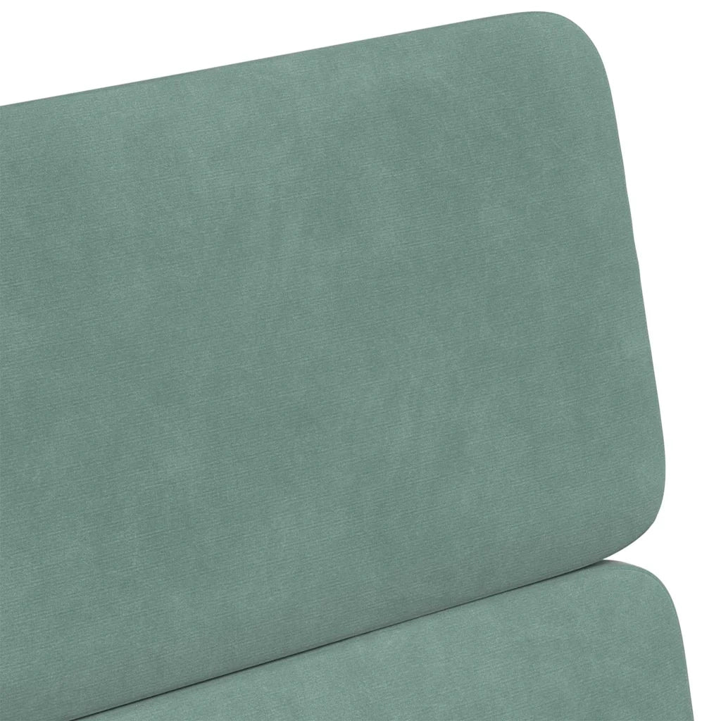 Sedie da Pranzo con Ruote 2 pcs verde mare 58 x 65 x 98 cm 42017883