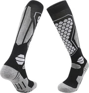 Sokkini per uomo | Soffici, traspiranti, con anti-slip | Sokkini con anti-slip per donna | Sokkini per corsa in caldo | Adatti per sci e sport | M (adatti per numero 34-38) - 8208 nero grigio