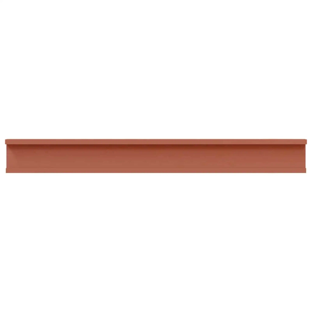 Scaffale da parete 2 pcs Rosso 80 x 9 x 3 cm Legno multistrato
