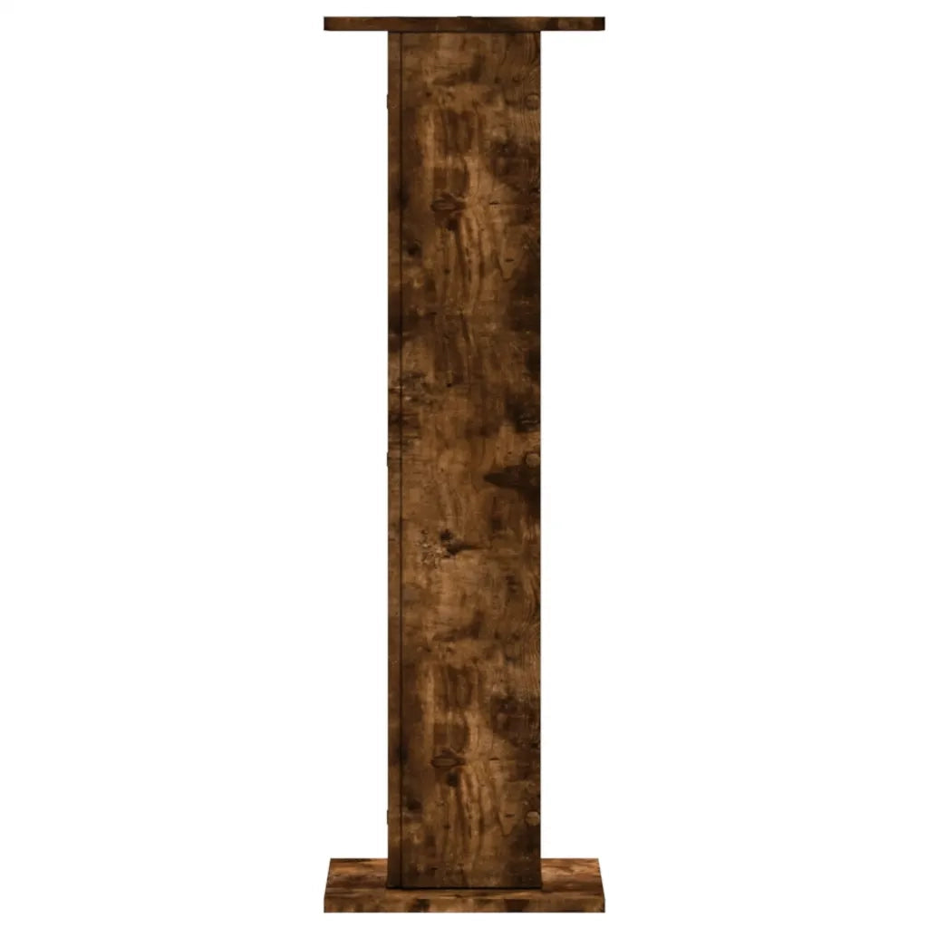 Supporti Altoparlanti 2 pz Rovere 30x30x95 cm Legno Multistrato