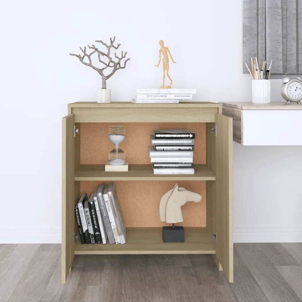 Credenza Rovere Sonoma 70x41x75 cm in Legno Multistrato cod mxl 77068