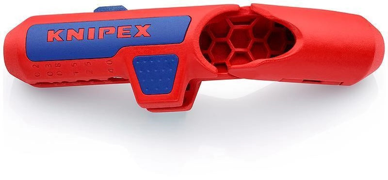 Knipex ErgoStrip pinza spellacavi Blu, Rosso