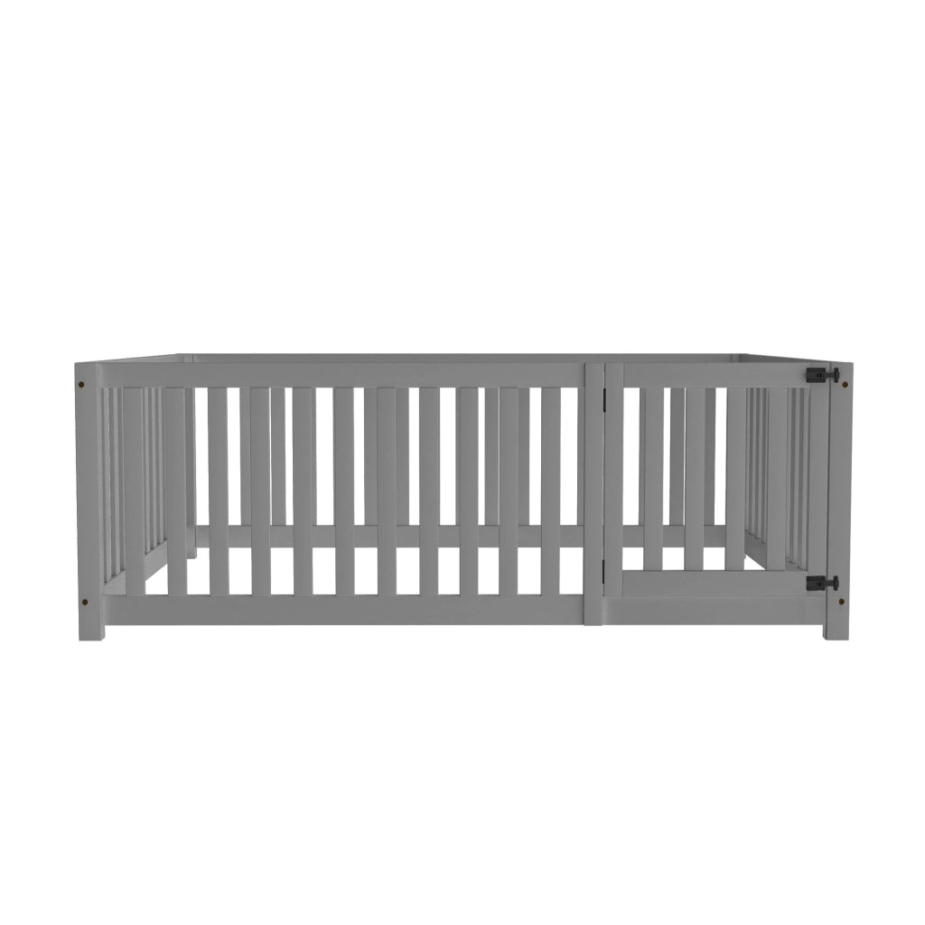 Letto per bambini 140x200 - Xylo - Grigio