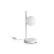 Lampada Da Tavolo Binomio 1 Luce G9 Bianca