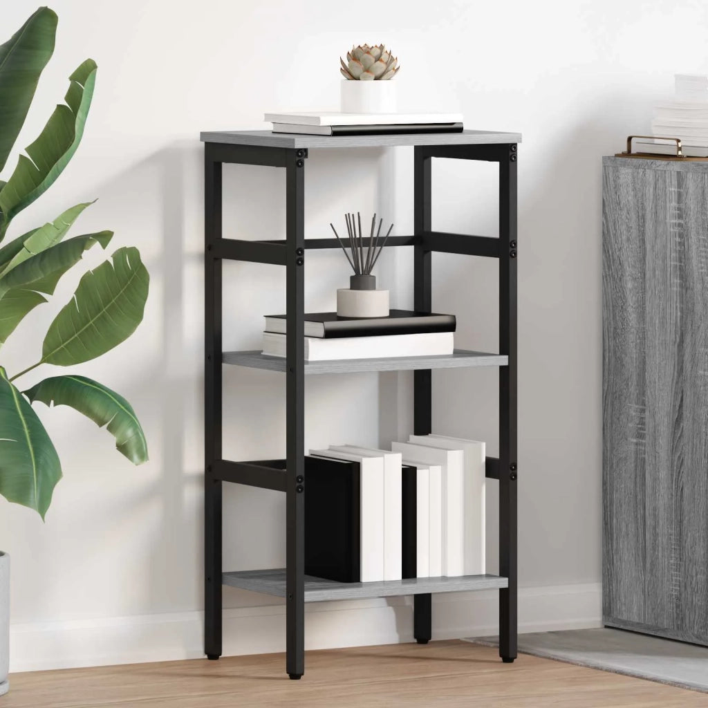 Libreria Grigio Sonoma 40 x 29,5 x 81 cm Legno multistrato 883901