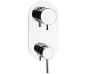 Rubinetto per doccia, con deviatore a 5 vie su piastra singola, made in italy, serie suvi